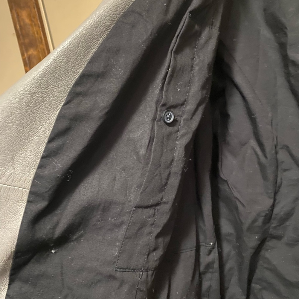 NWOT Vince Women’s Grey Lamb Leather Jacket - Picture 7 of 9